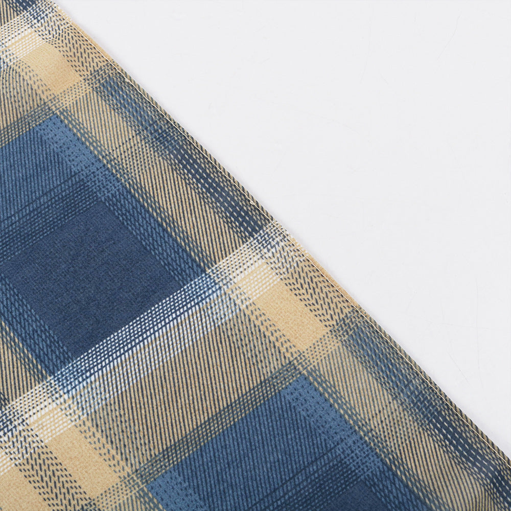 Vintage Tartan Plaid Lightweight Hijab Scarf(MH258)