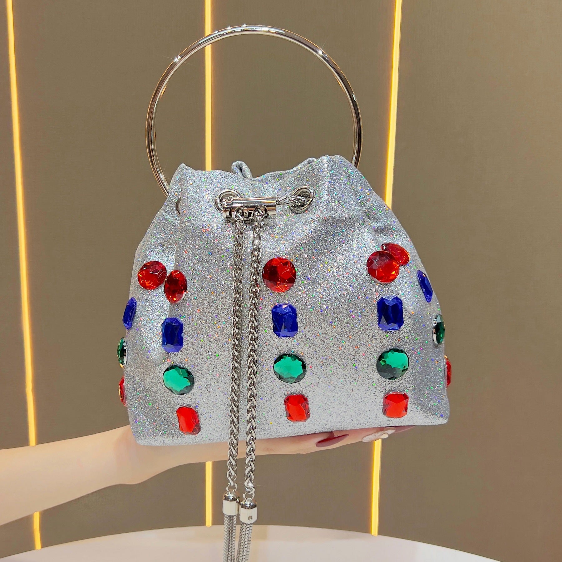 Women's Bucket Bag & Evening Chain Crossbody（MAC437）