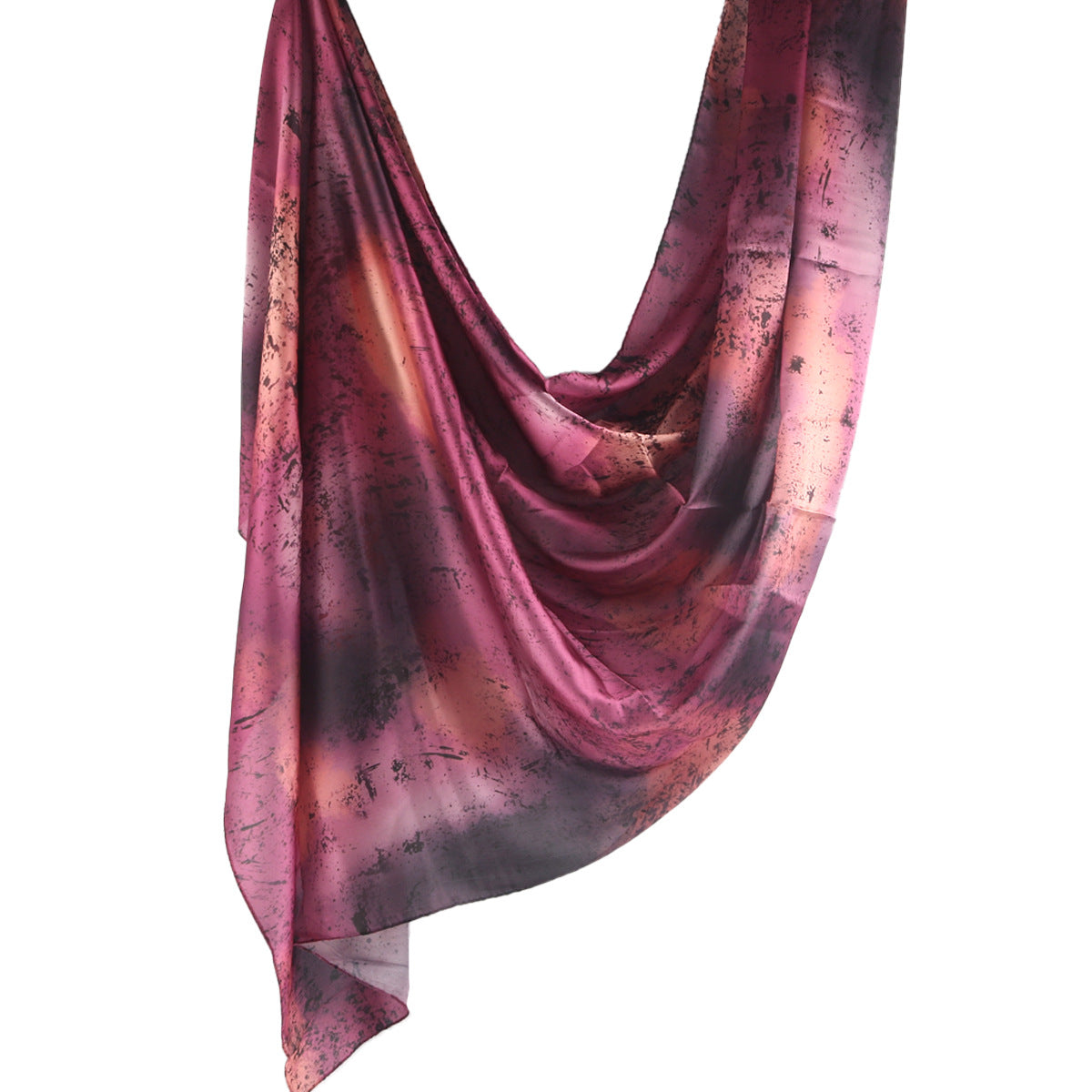 Silk Marble Print Hijab Scarf(MH209)