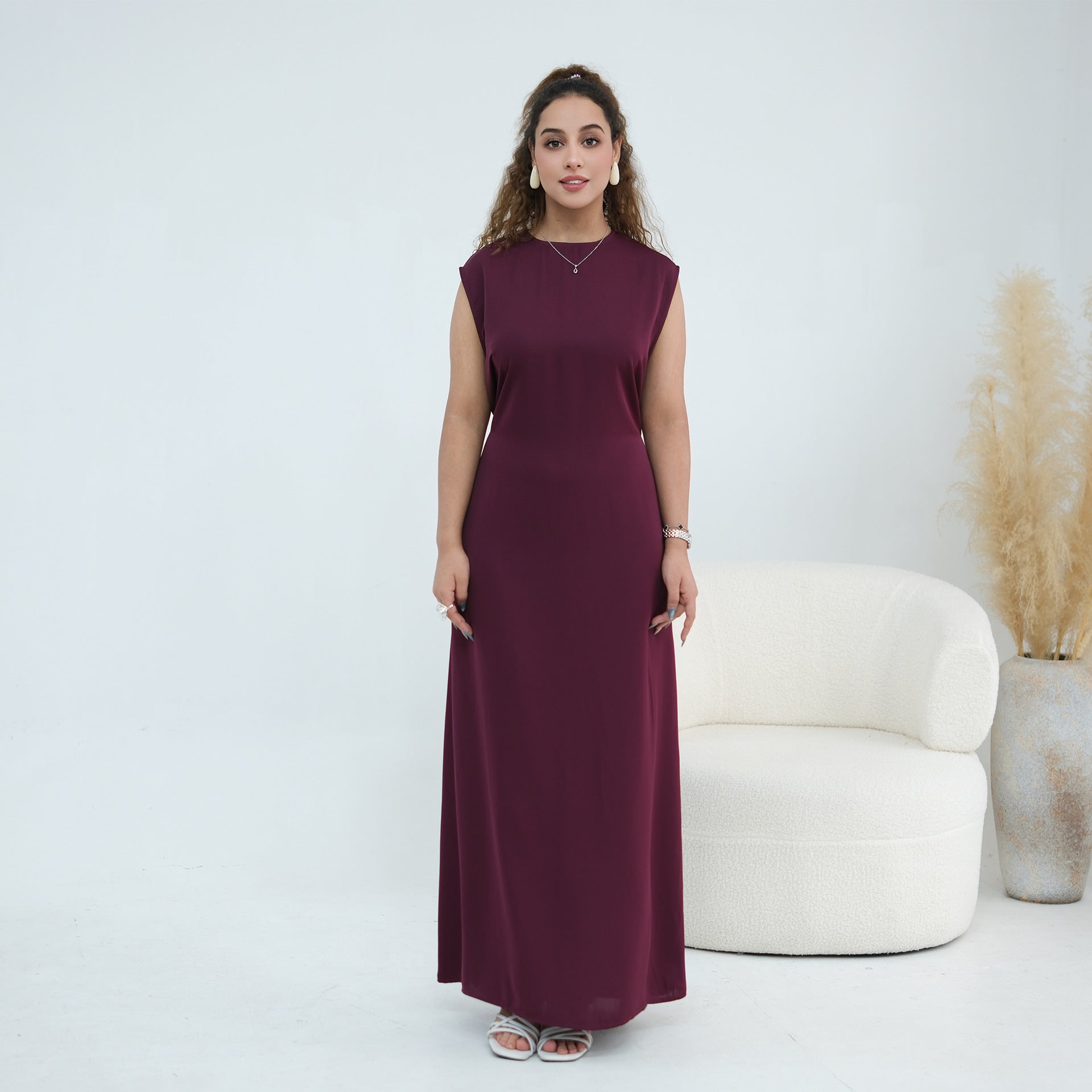 Nida Open Abaya & Hijab Set(MOA344)