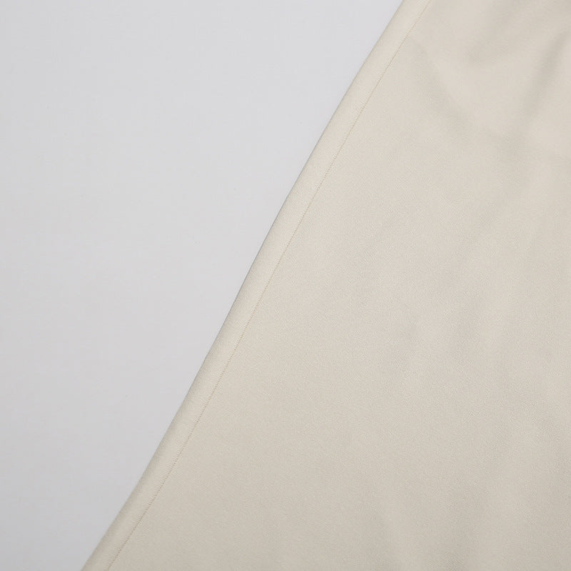 Gold Button Blazer & Straight Leg Pants Set(MS398)