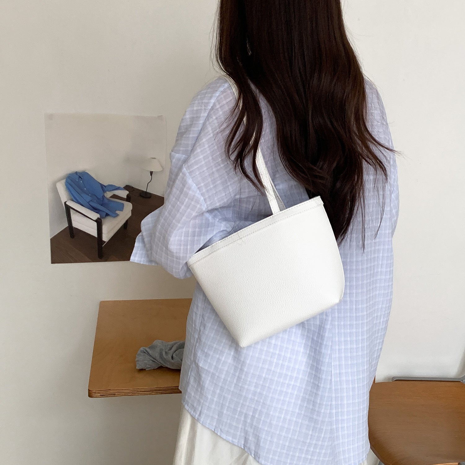 Minimalist Everyday Tote Bucket Bag（MAC474）
