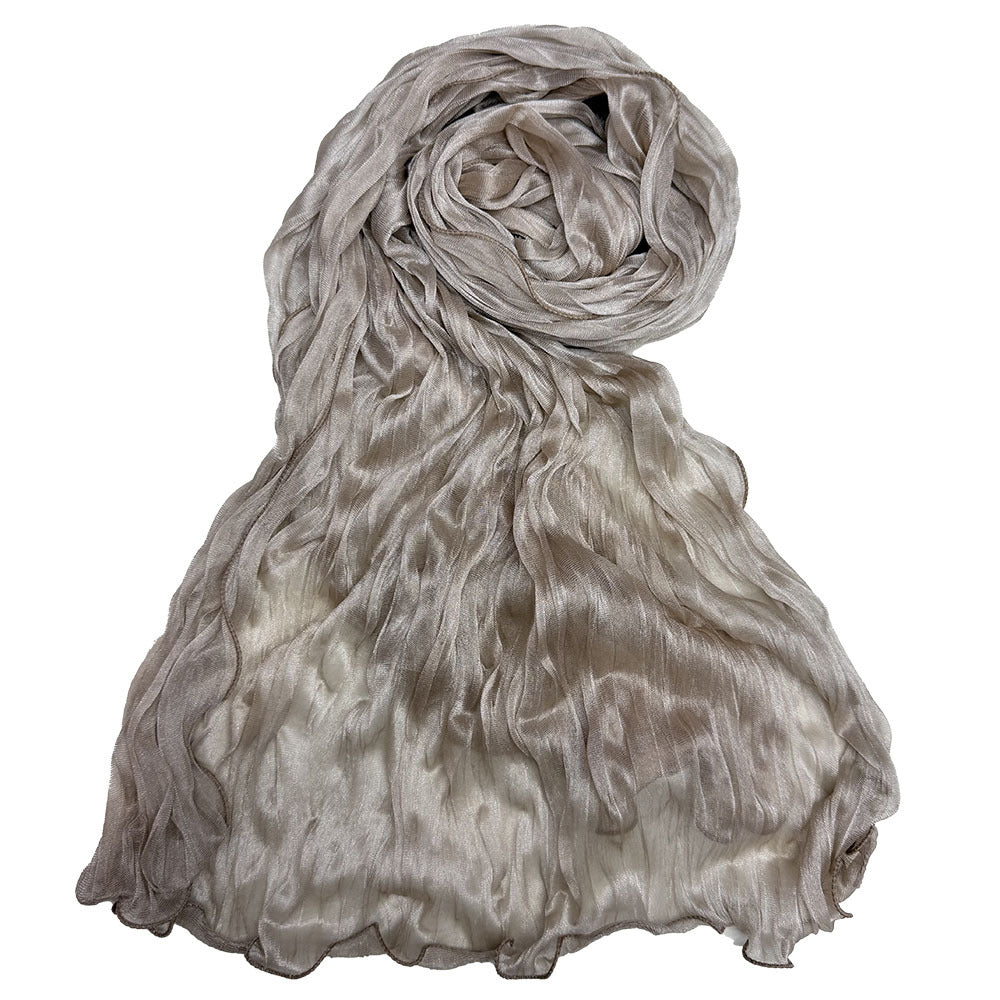 Crinkle Organza Hijab Scarf(MH222)