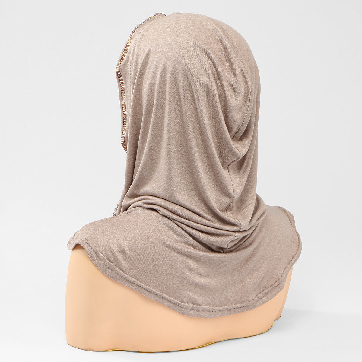 Crystal Trim Instant Hijab Cap(MH256)