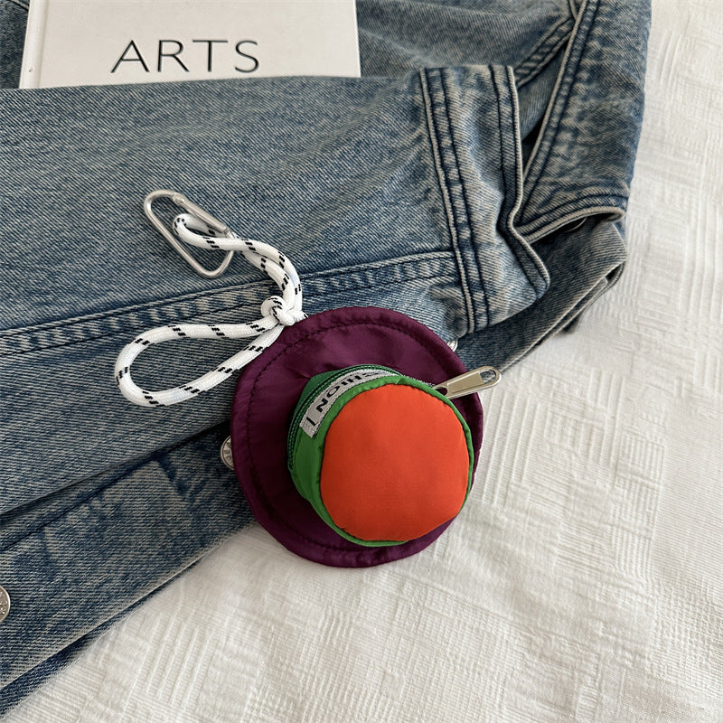 Cute Hat Earbud Pouch Keychain（MAC470）