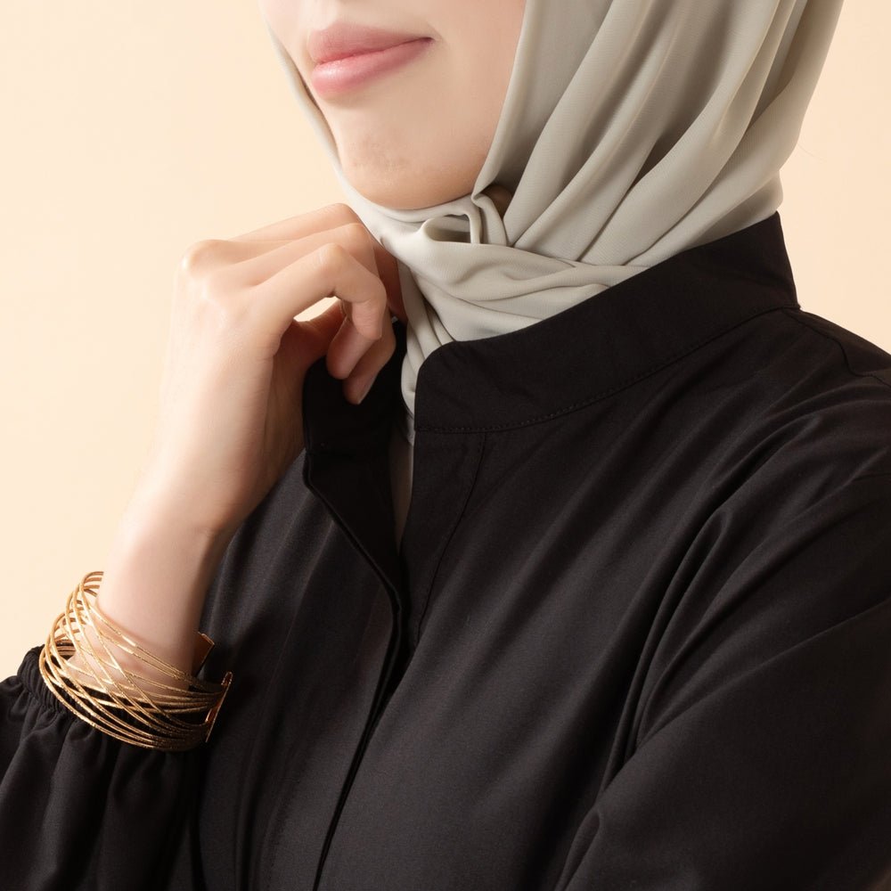 A - Line Trench Shirt Maxi Dress with Pockets(MA422) - Mariam's Collection