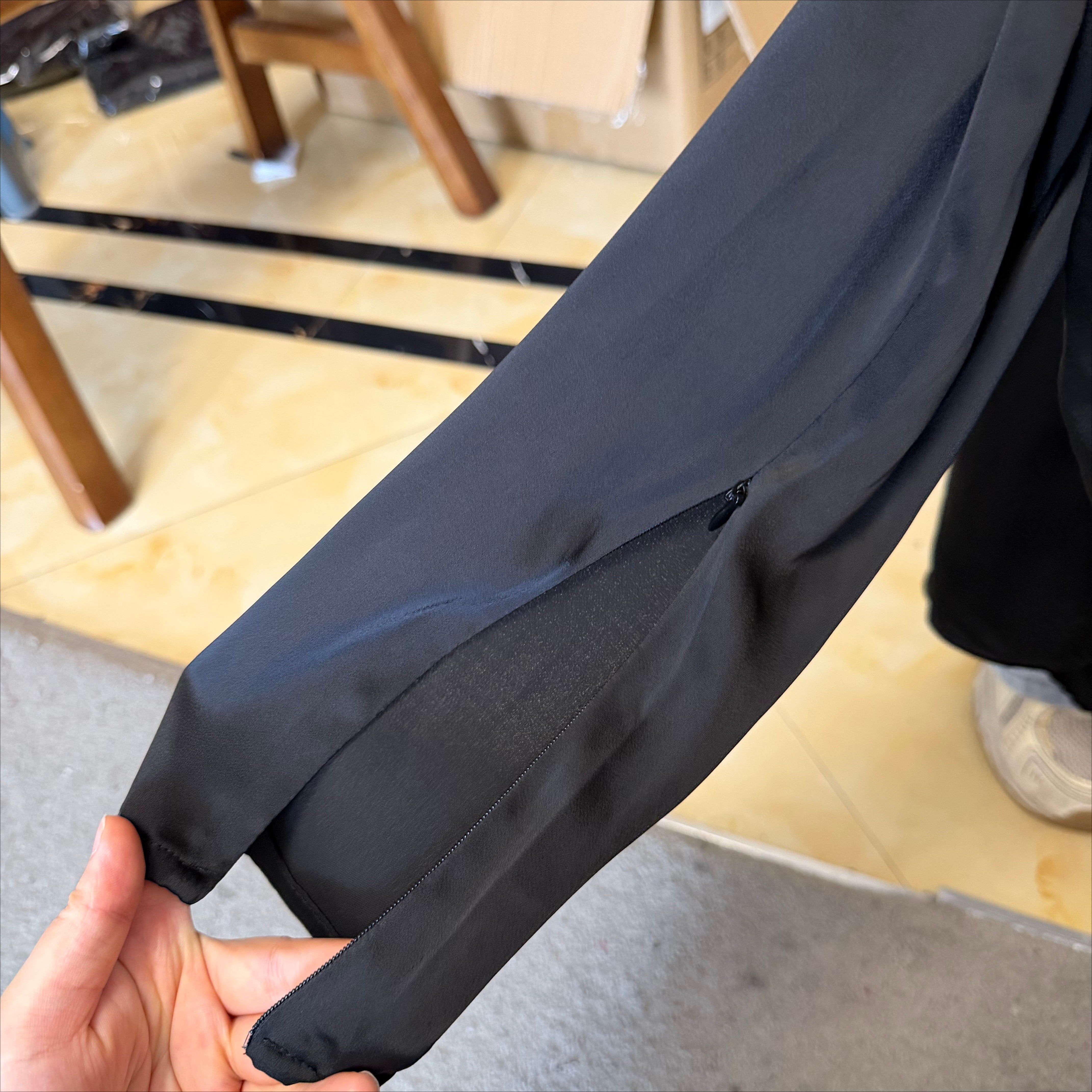 Archive Piece Black Satin Cowl Neck Maxi Dress - MP063 (Size L Only)