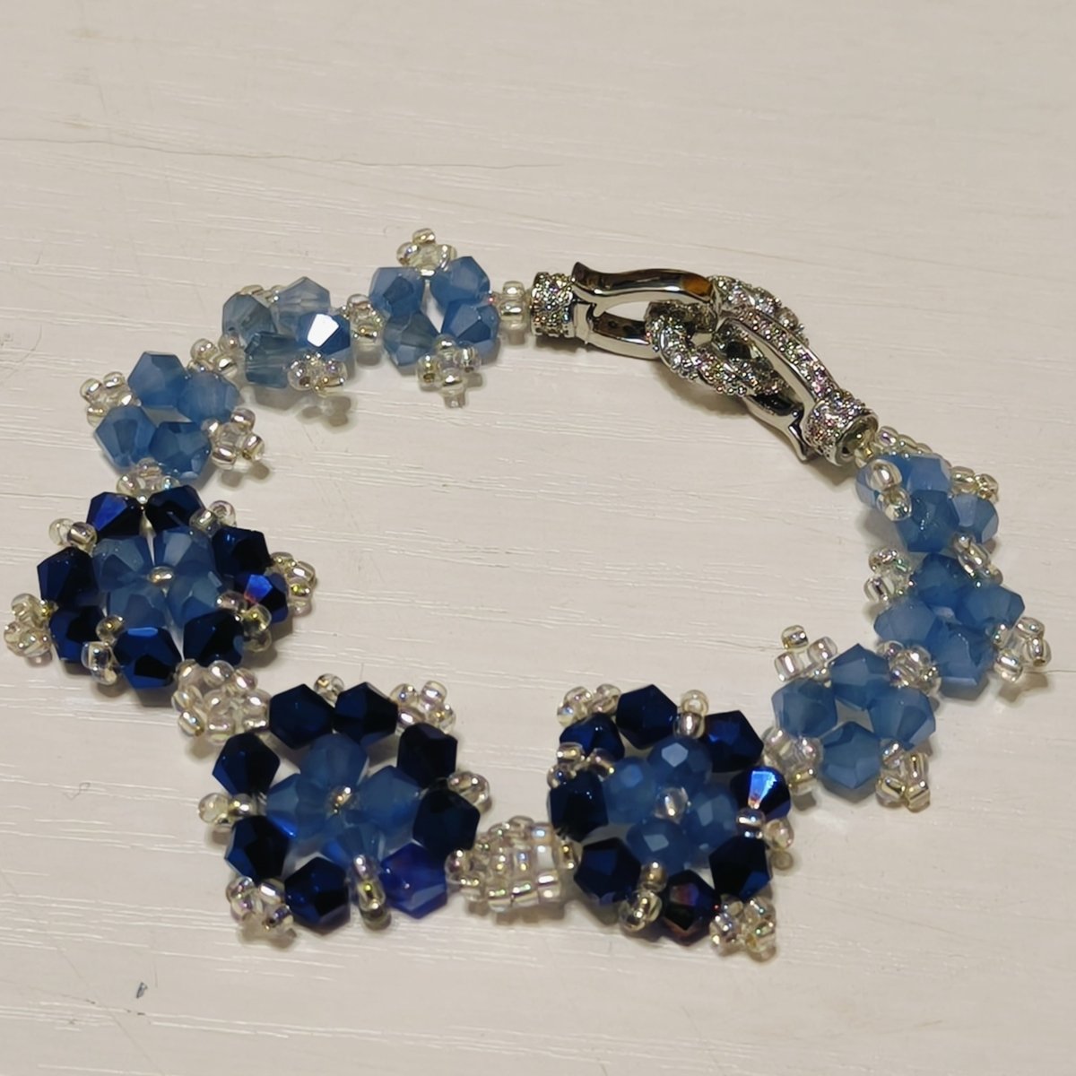 Artisan Knitted Gemstone & Pearl Bracelet Collection | Exquisite Statement Jewelry for Sophisticated Style (MAC348) - Mariam's Collection