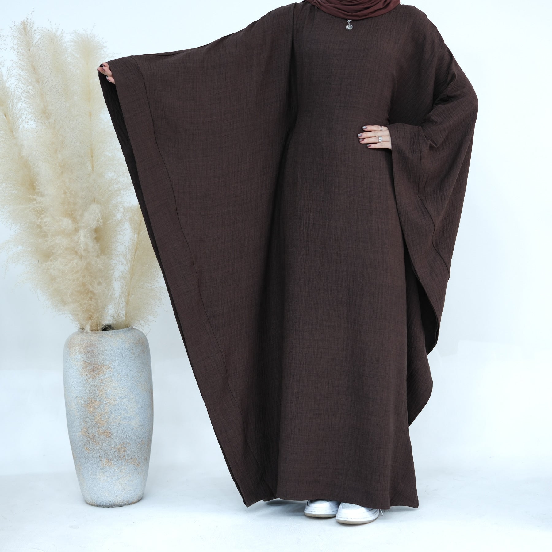 Archive Piece Batwing Sleeve Farasha Abaya - MP011 (Size 2 Only)