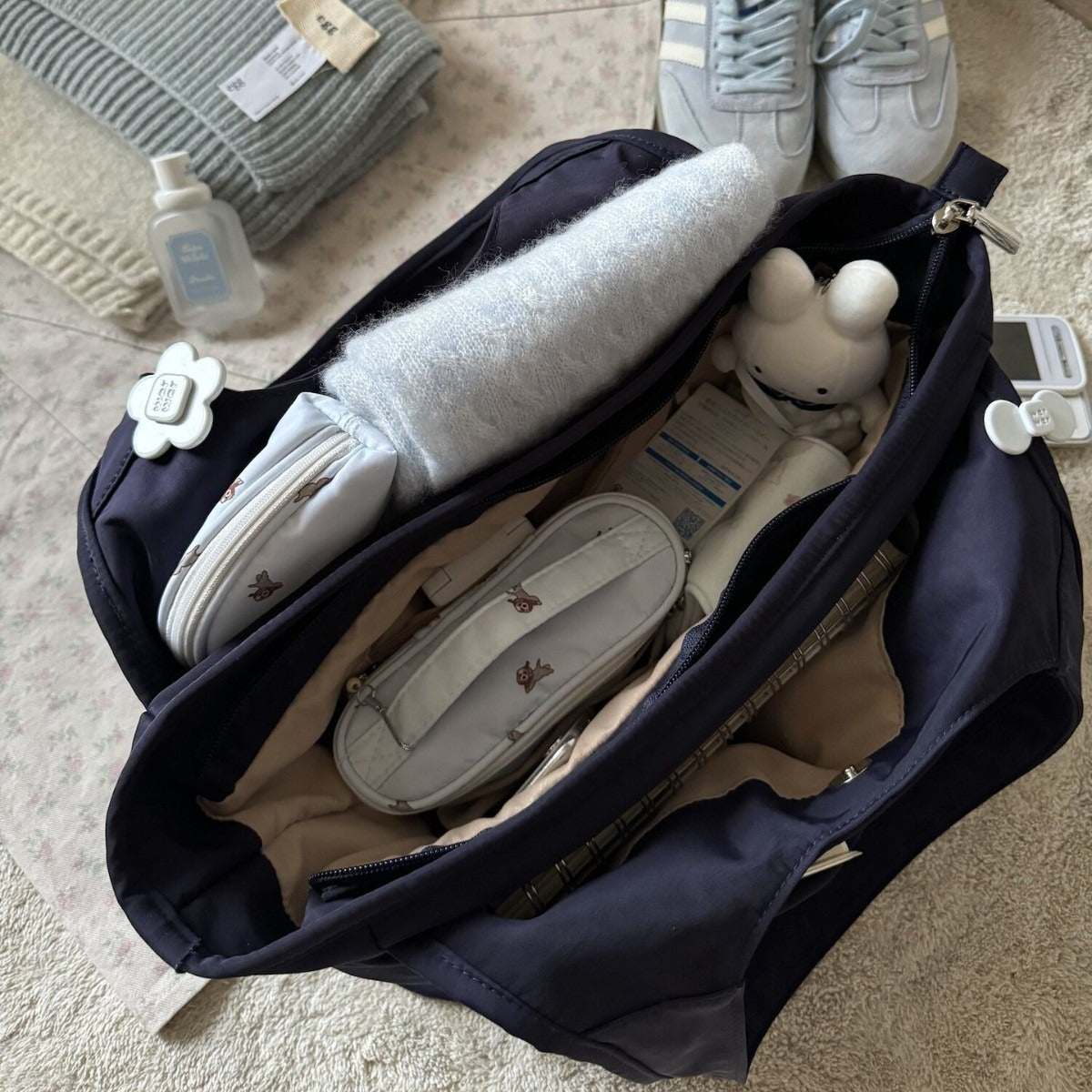 Multi-Pocket School & Work Tote Bag（MAC463）