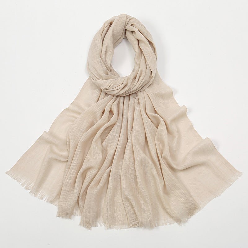 Bamboo Cotton Hijab Scarf(MH208) - Mariam's Collection