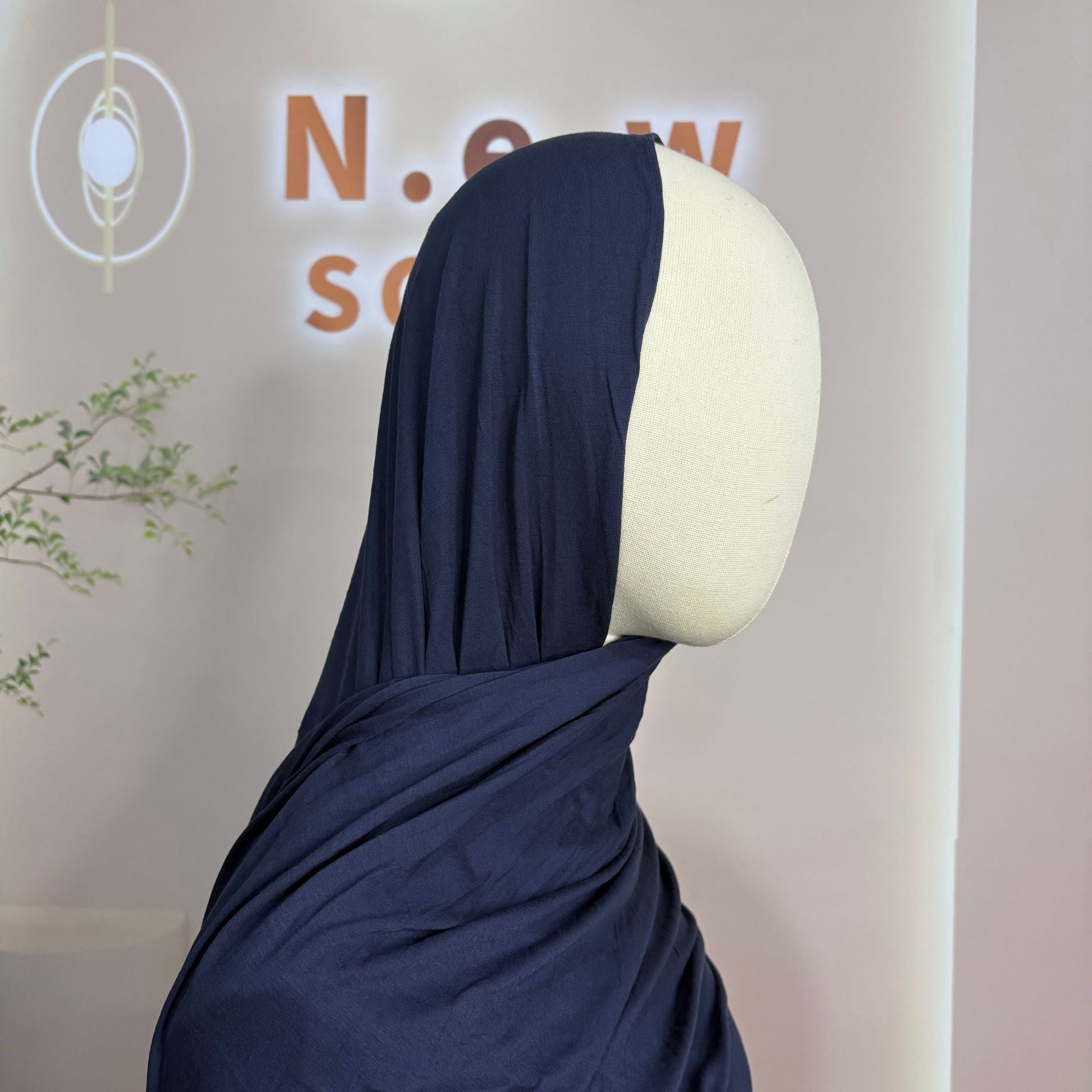 Bamboo Jersey Hijab Scarf(MH255) - Mariam's Collection