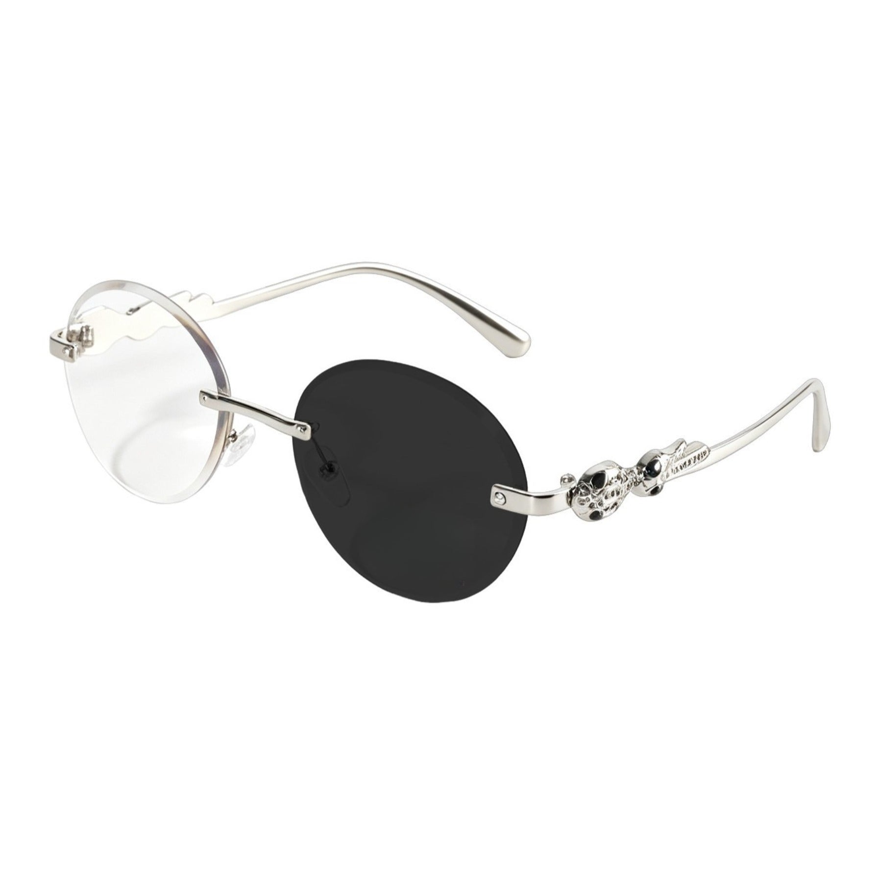Vintage Oval Rimless Sun Glasses（MAC446）