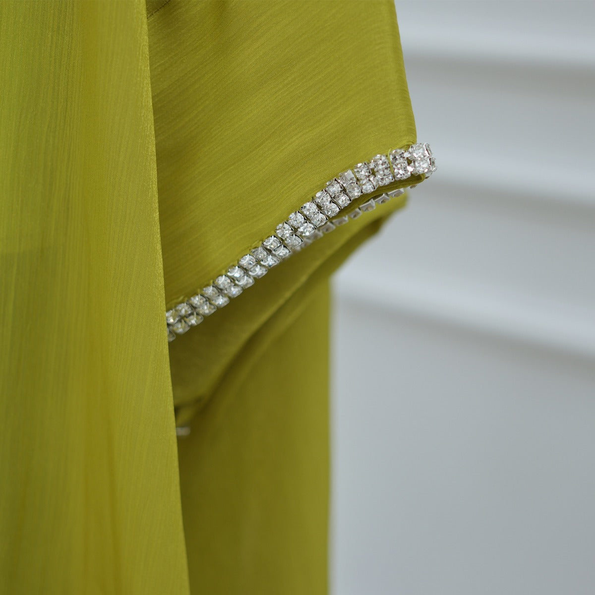 Luxe Beaded Cardigan Abaya |  Modest Luxury Evening Wear Beading-Embellished Robes (MOA195)