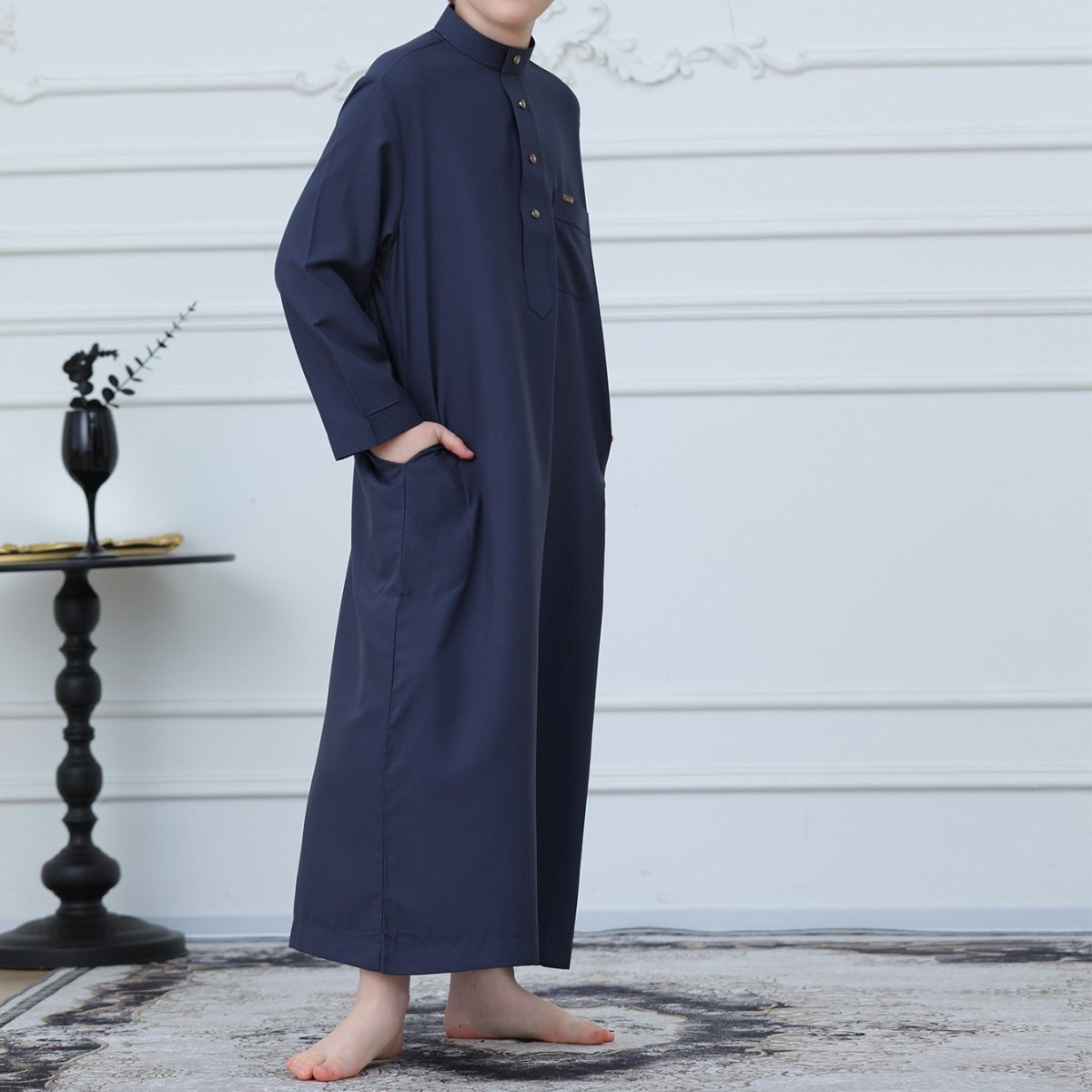 Boys Button - Front Thobe(MKB011) - Mariam's Collection