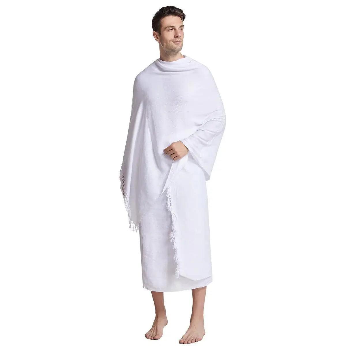 Breathable Two-Piece Ihram Set for Hajj & Umrah - MC001 Mariam's Collection - Mariam's Collection