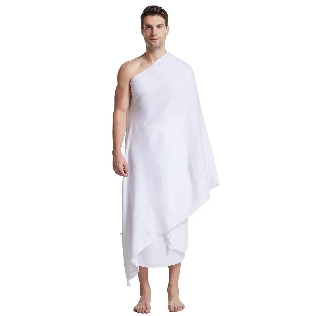 Breathable Two-Piece Ihram Set for Hajj & Umrah - MC001 Mariam's Collection - Mariam's Collection