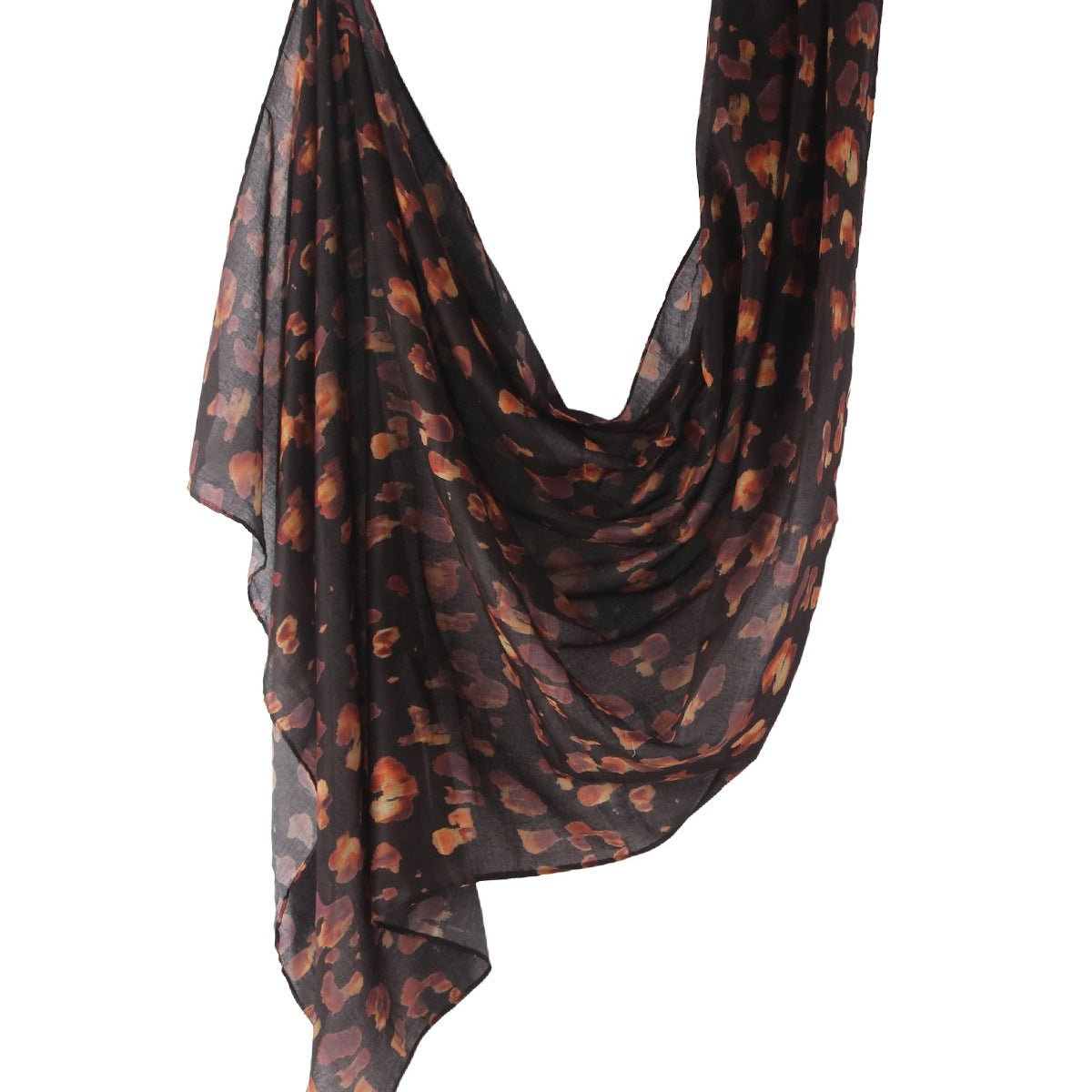 ‌Breathable Versatile Stylish Headscarf Floral - Print Hijab (MH177) - Mariam's Collection
