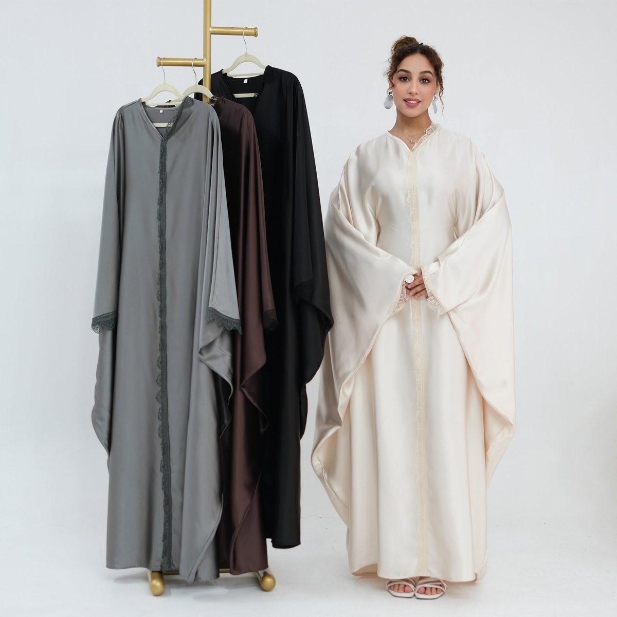 Butterfly Batwing Abaya(MA442) - Mariam's Collection