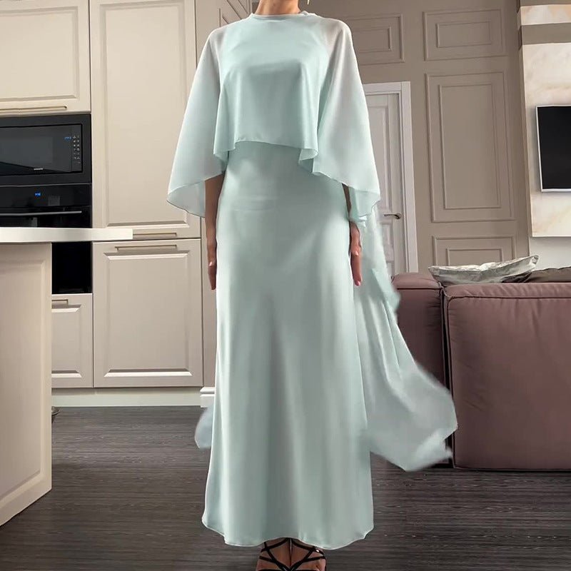 Cape Overlay Abaya Dress(MS320) - Mariam's Collection