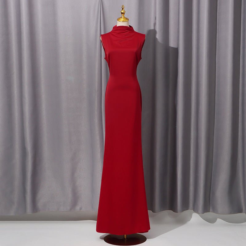 Cape Overlay Dress with Detachable Shawl(MS308) - Mariam's Collection