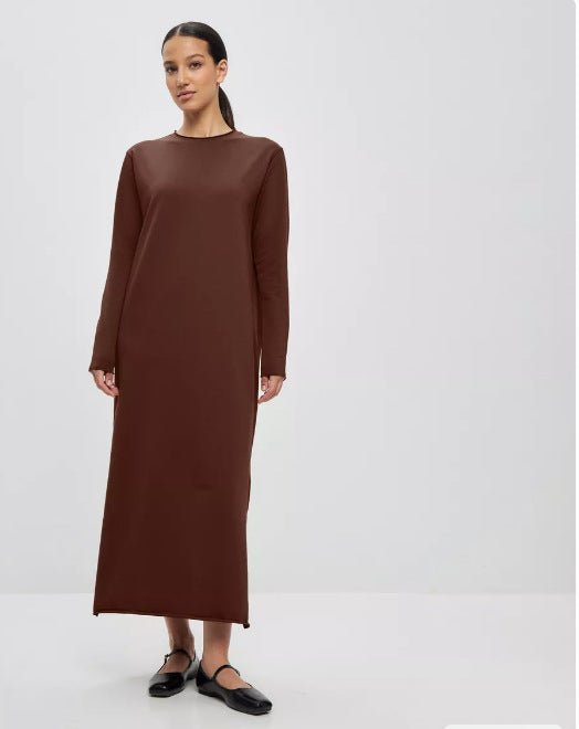 Classic Cotton Pullover Maxi Dress