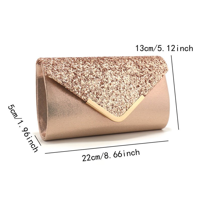 Glitter Envelope Clutch Bag – Sparkle Evening Clutch