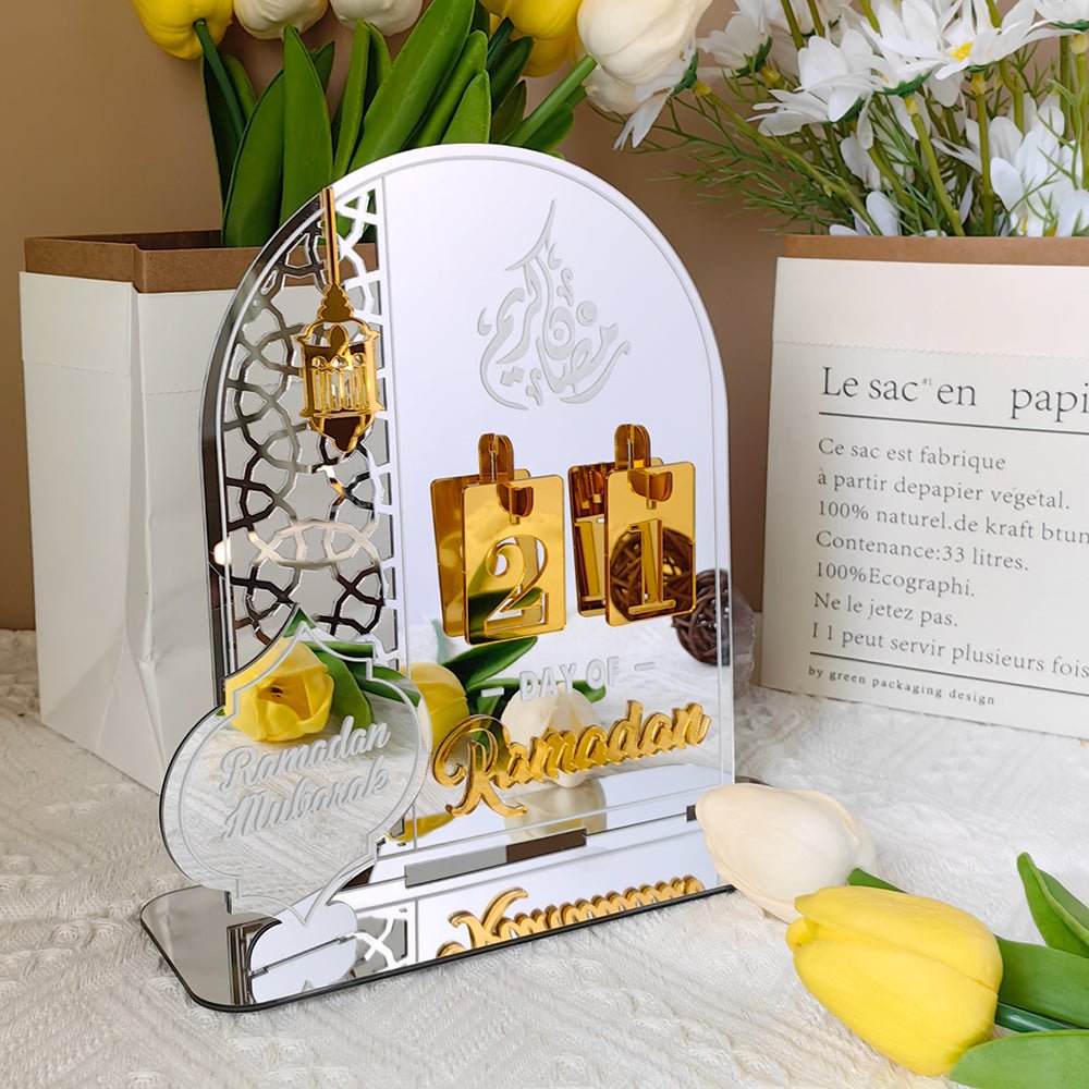 Creative Ramadan Countdown Acrylic Ornament (MAC381) - Mariam's Collection