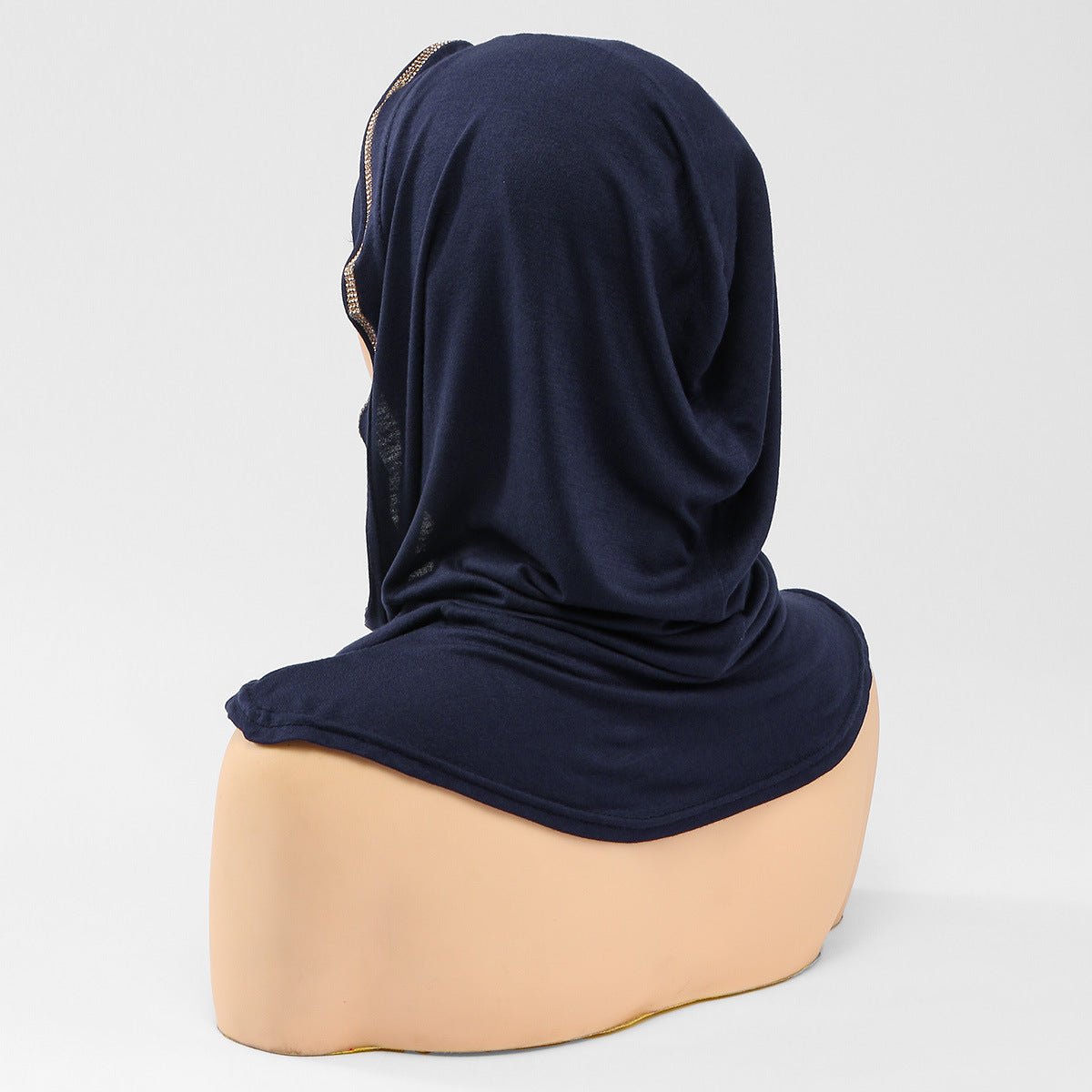 Crystal Trim Instant Hijab Cap(MH256) - Mariam's Collection