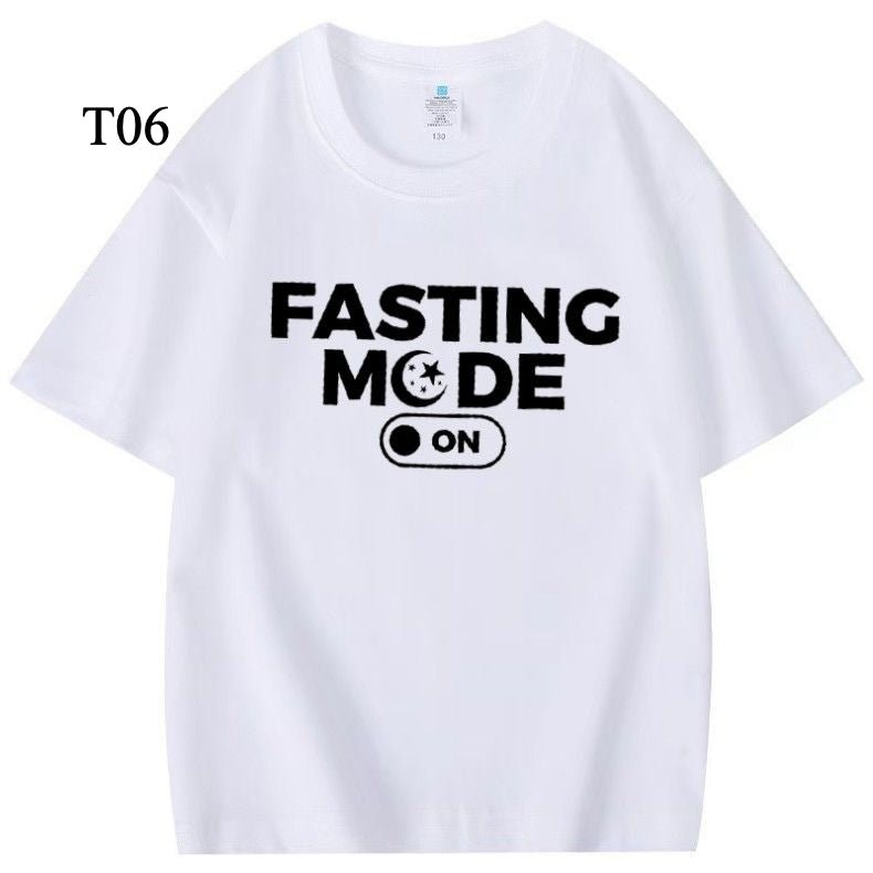 Customized Cotton Parent - Child T-Shirts – Ramadan & Keffiyeh Design for Kids and Adults (MTC001) - Mariam's Collection