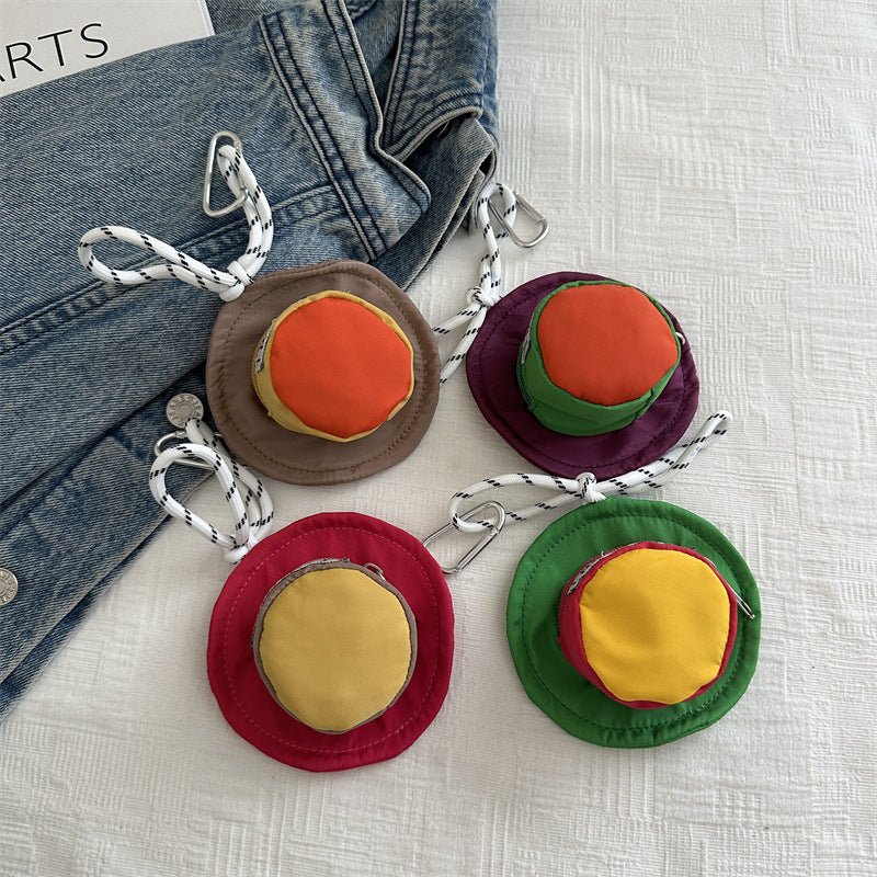 Cute Hat Earbud Pouch Keychain（MAC470） - Mariam's Collection