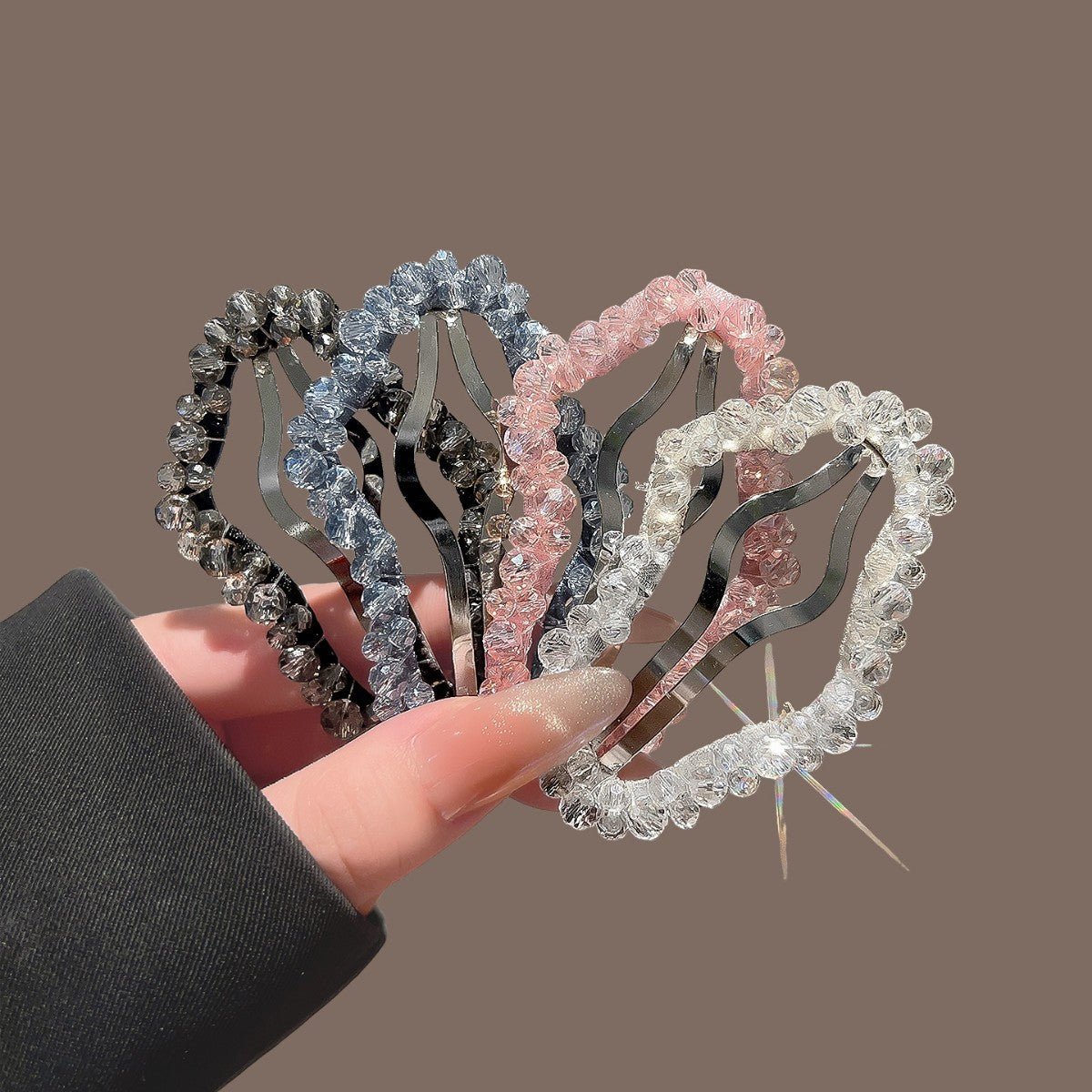 Cute Star & Heart Hair Barrettes（MAC458） - Mariam's Collection