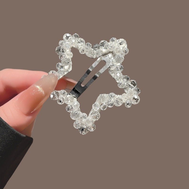 Cute Star & Heart Hair Barrettes（MAC458） - Mariam's Collection