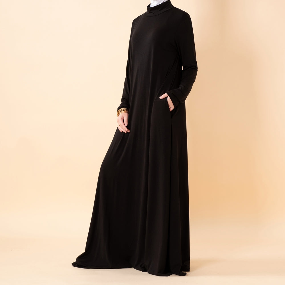 Natural Stretch Premium Lenzing™ Modal A-Line Dress (MA357)