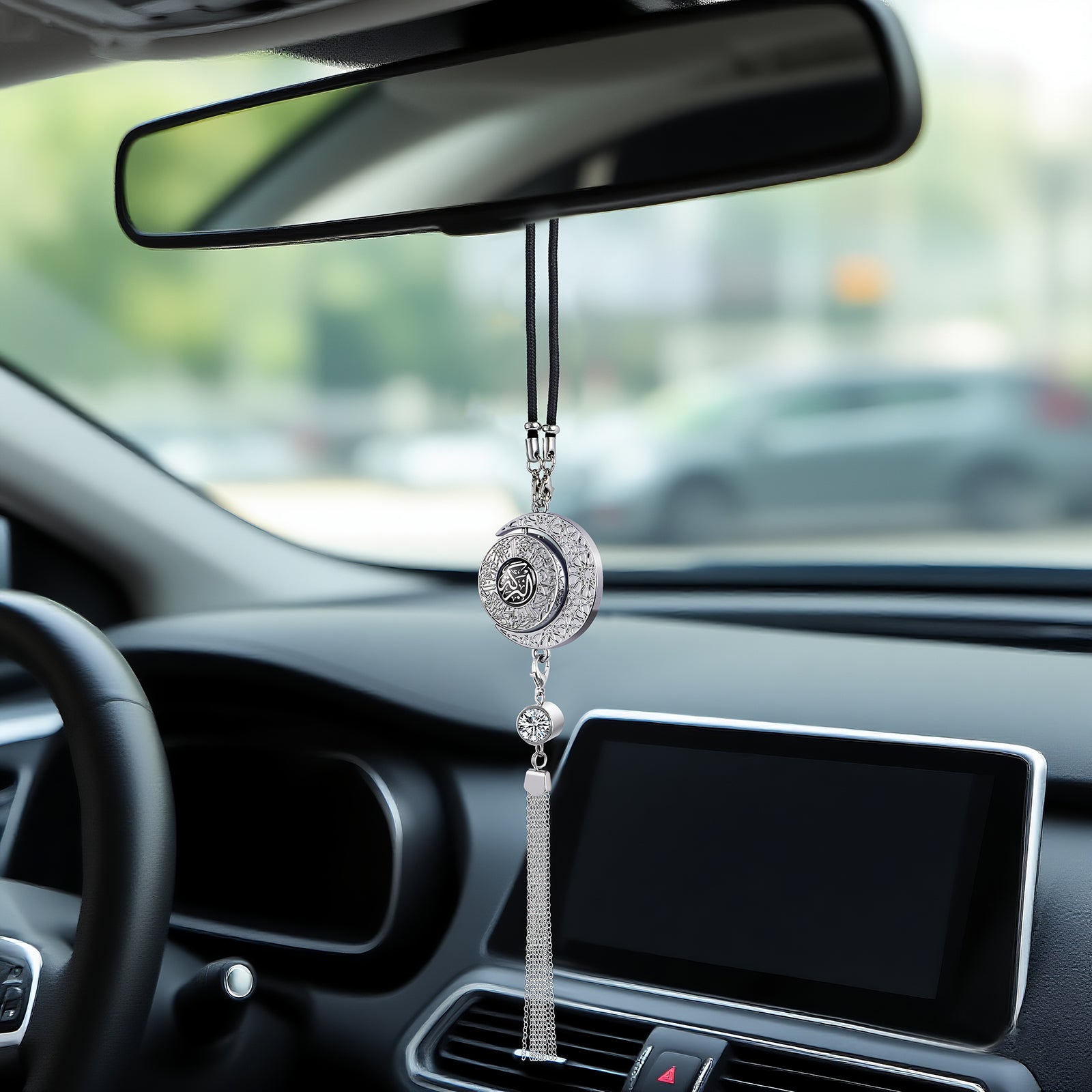 Muslim Car Accessories: Alloy Islamic Hanging Ornaments with Perfume Diffuser （MAC238）