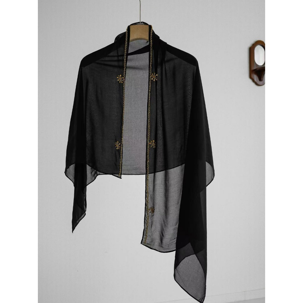 Diamond Elegance Abaya | Luxury Muslim Black Banquet Dress Evening Wear. (MOA184) - Mariam's Collection