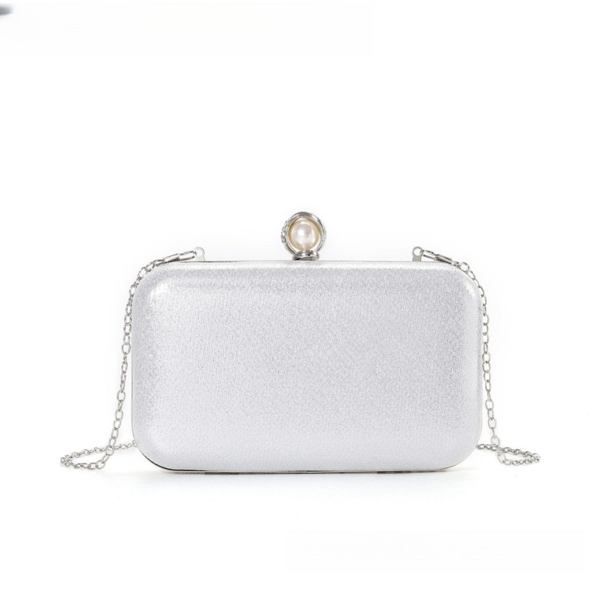 ‌Diamond - Studded Pearl Party Clutch Versatile Crossbody Handheld Evening Bag for Glamorous Occasions (MAC280) - Mariam's Collection