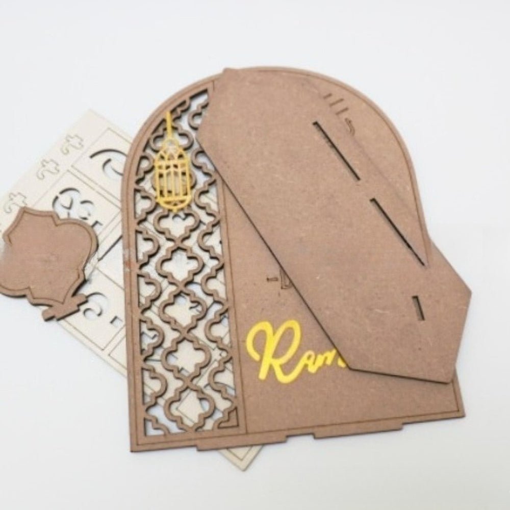 DIY Wooden Star & Moon Countdown Calendar (MAC337） - Mariam's Collection