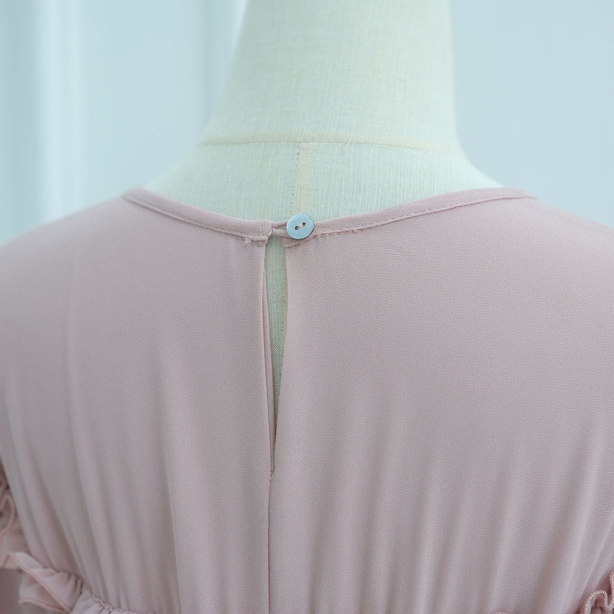Double-Layer Cake Skirt Modest Dress(MS546) - Mariam's Collection