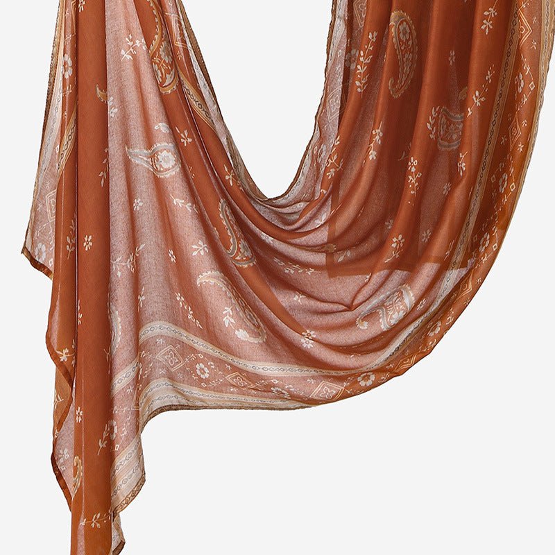 Double-Sided Digital Print Hijab(MH260) - Mariam's Collection