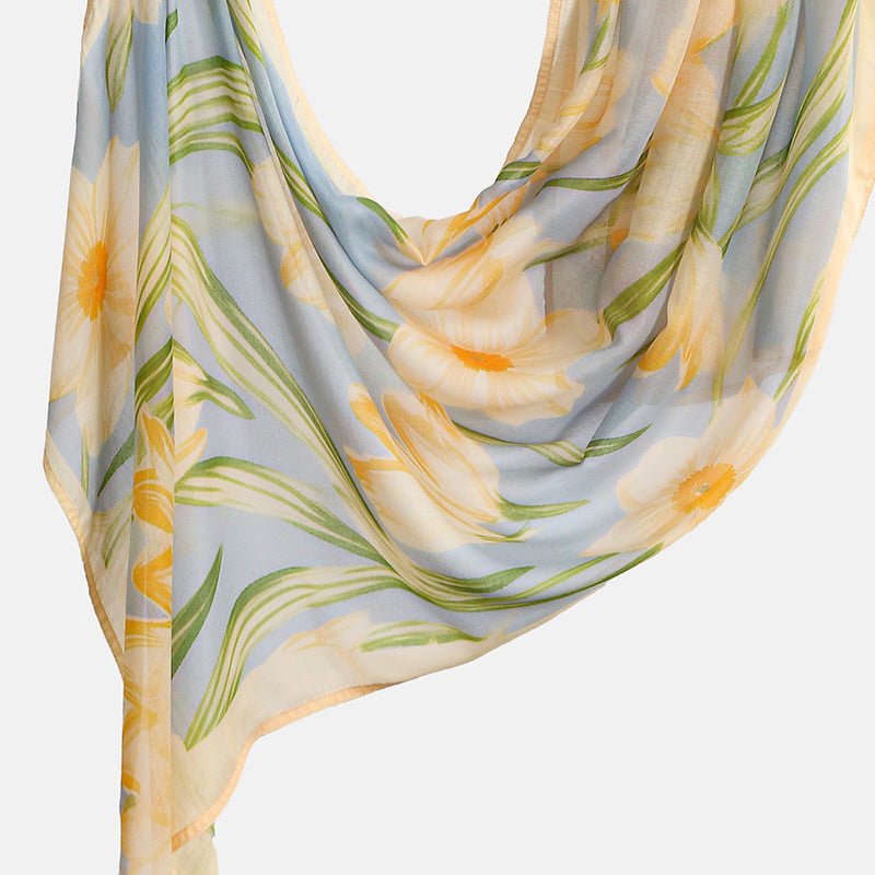 Double-Sided Digital Print Hijab(MH260) - Mariam's Collection