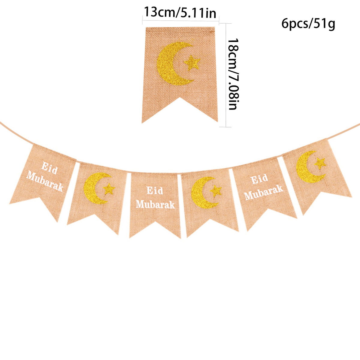 EID MUBARAK Party Decorative Banner(MR026)