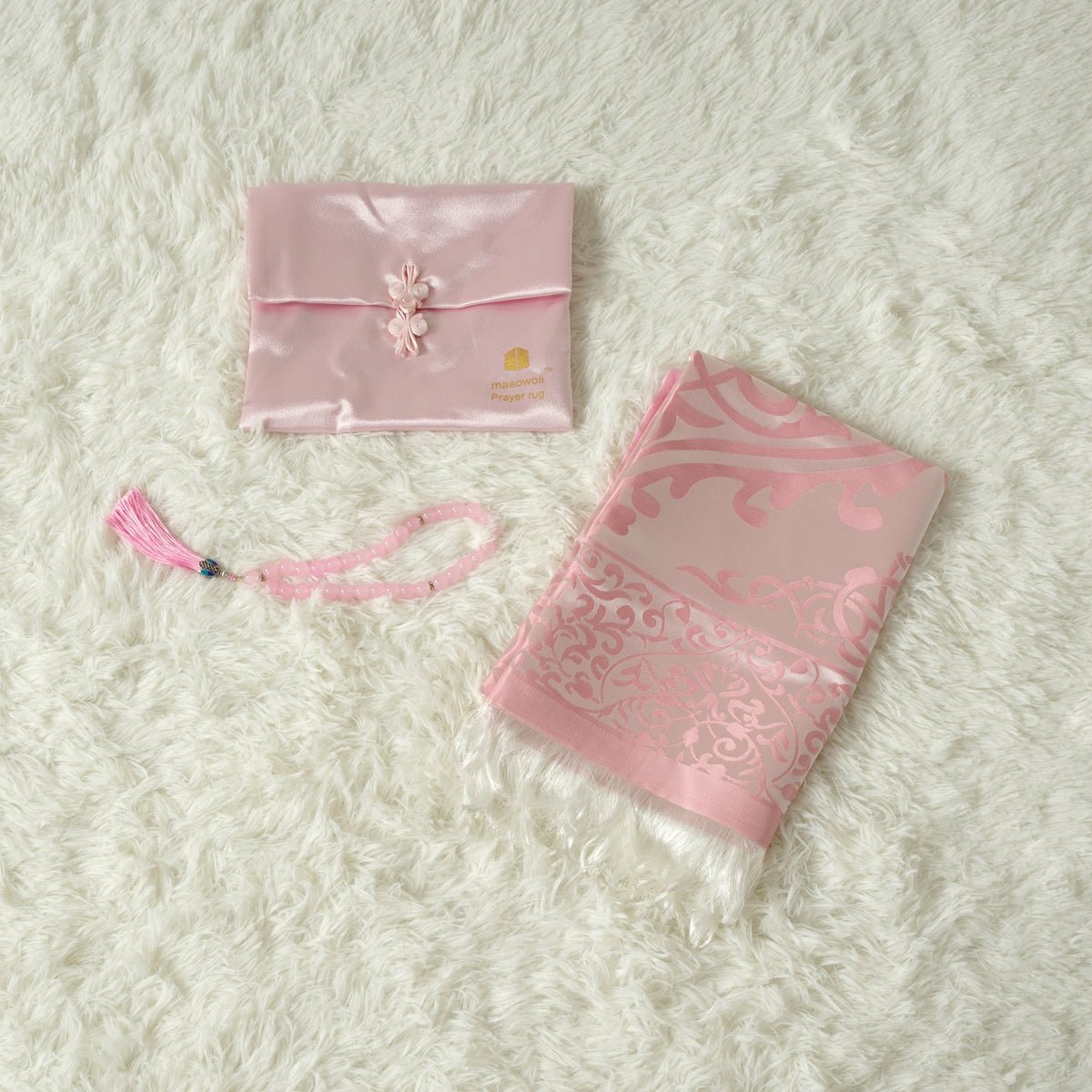 Eco - Friendly elegant Prayer Mat & Tasbeeh sets(MR066) - Mariam's Collection