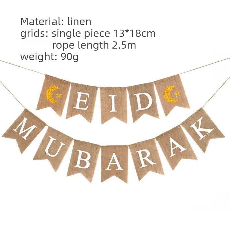 EID MUBARAK Party Decorative Banner(MR026) - Mariam's Collection