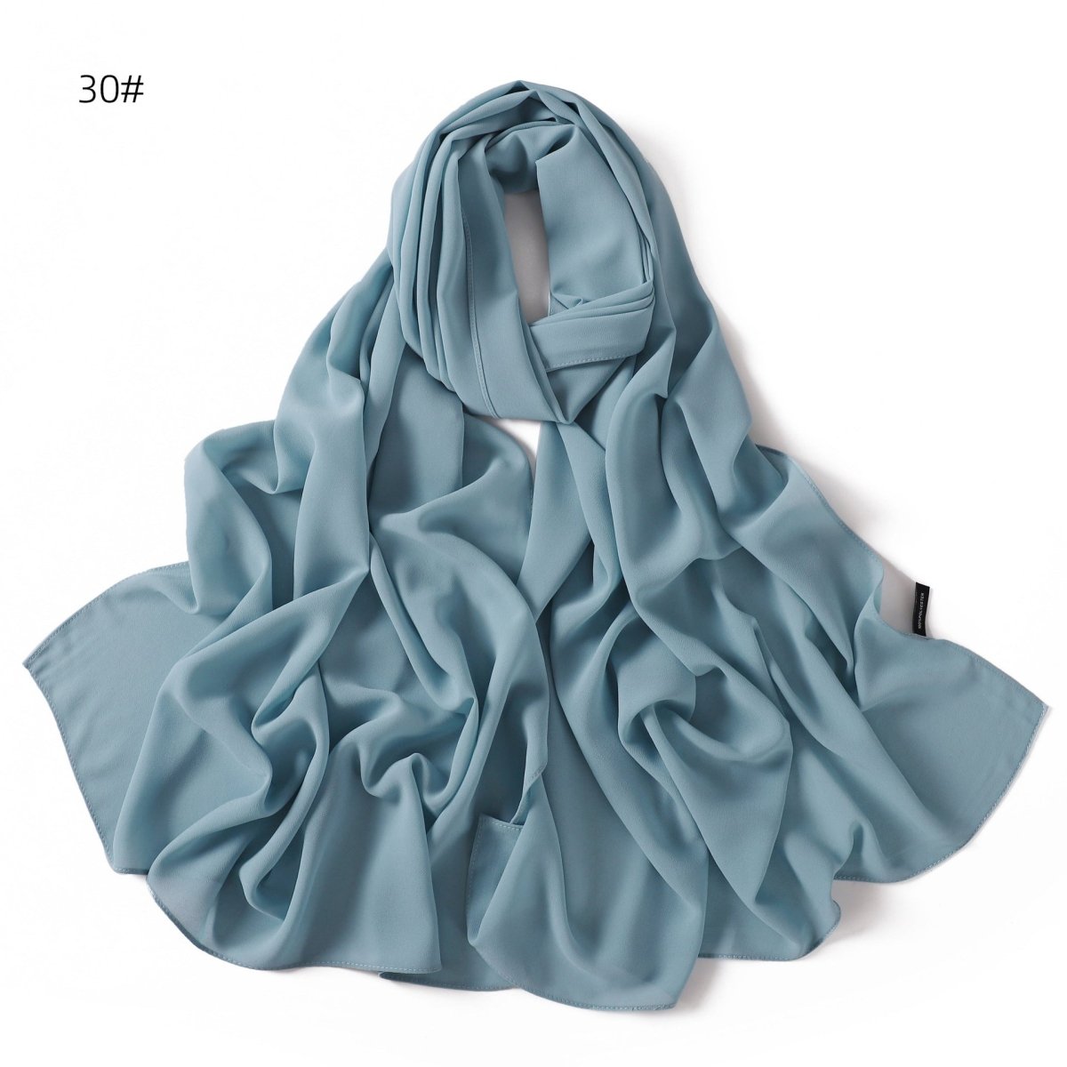 Elegant Chiffon Hijab Scarf - Refined Structure for Modest Wear (MH122) - Mariam's Collection