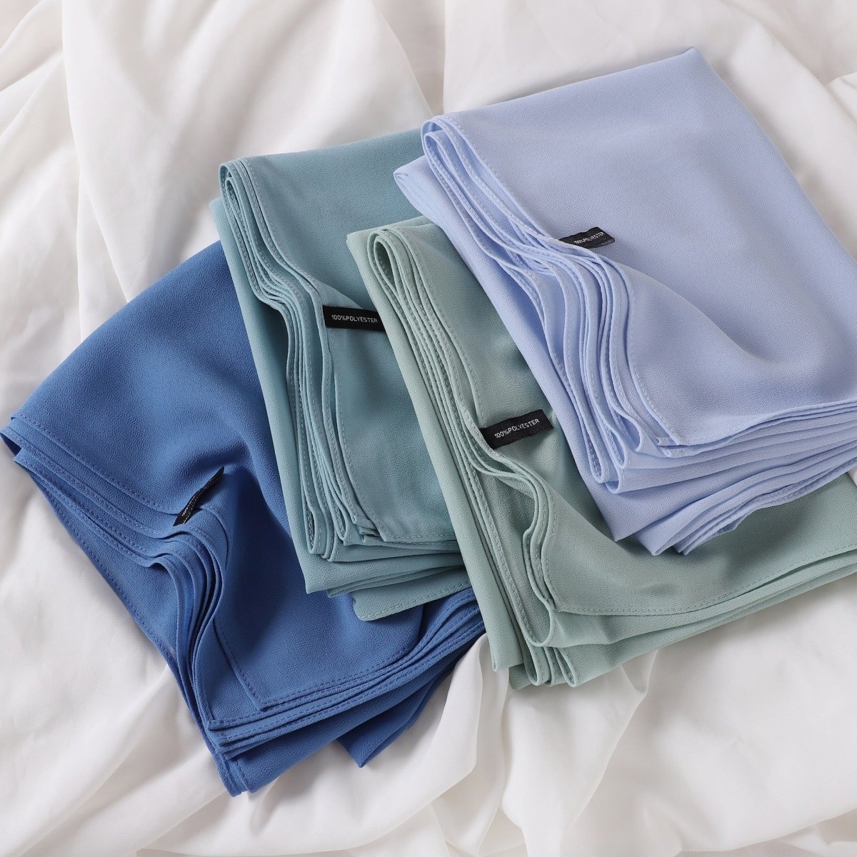 Elegant Chiffon Hijab Scarf - Refined Structure for Modest Wear (MH122) - Mariam's Collection