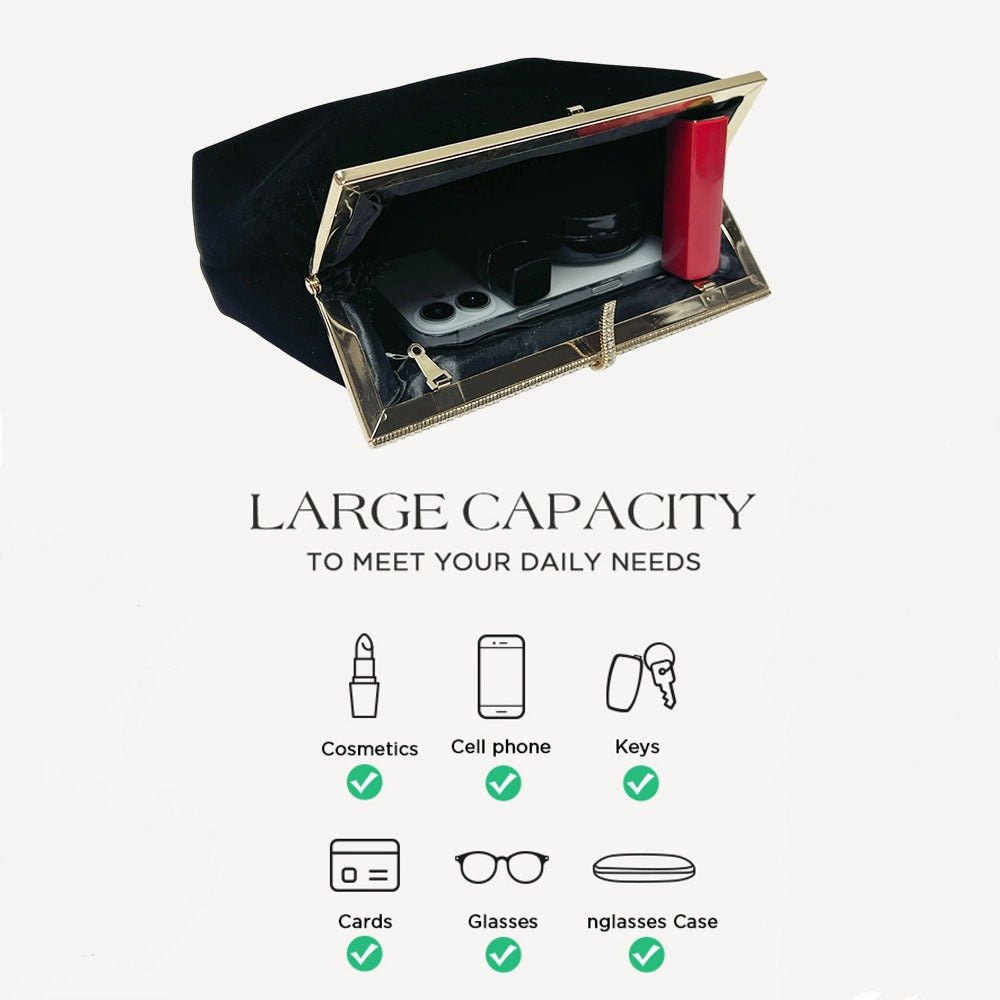 Elegant Evening Clutch & Crossbody Bag（MAC448） - Mariam's Collection
