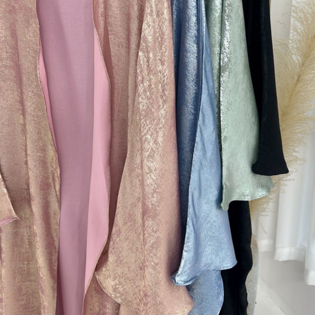 Elegant Modest Luxury Velvet Abaya Collection Robe Dresses. (MOA163) - Mariam's Collection