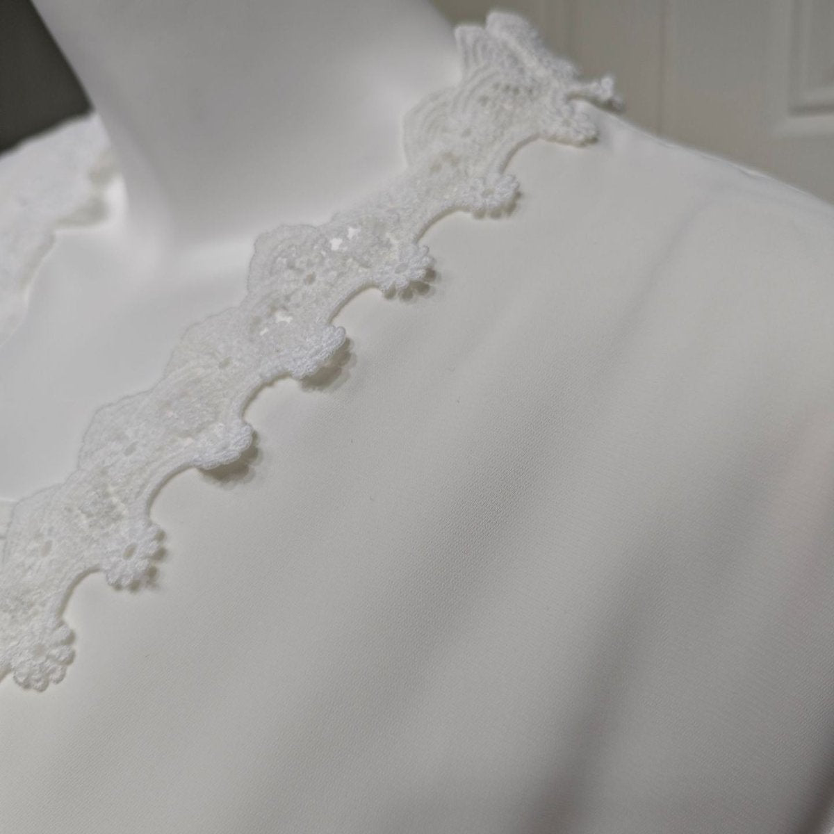 Elegant Prayer Dress with Floral Lace Detail(MOA285) - Mariam's Collection