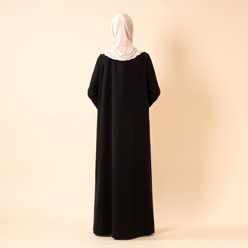 Essence Pleated Abaya – Sandstone Beige(MA254) - Mariam's Collection